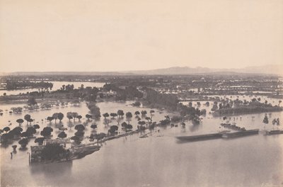 Avignon (1856-os árvíz) alkotó: Edouard Denis Baldus