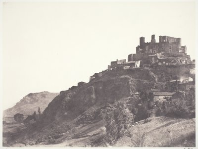 Chateau de Murol Auvergne-ban alkotó: Edouard Denis Baldus