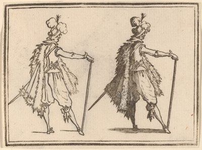 Gentleman Cane-val alkotó: Edouard Eckman after Jacques Callot