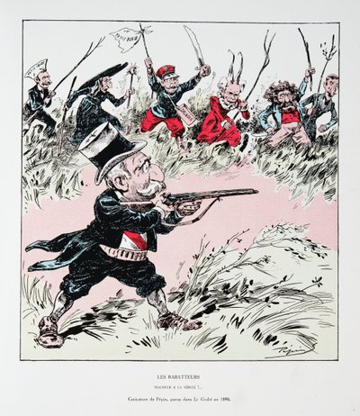 The Beaters: Jaj az igazságnak!, A Harmadik Köztársaság története című kötetből. I, Politikatörténet, pub.1933 alkotó: Edouard Guillaumin Pepin