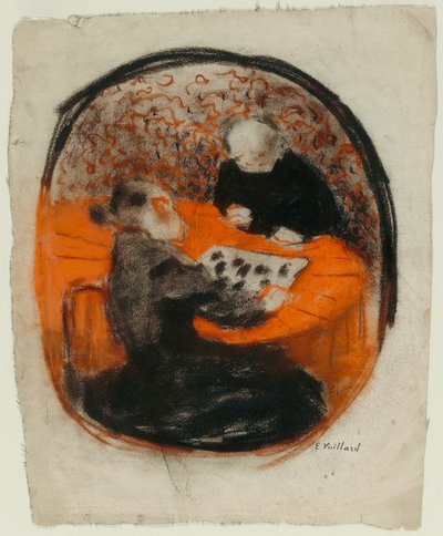 A művész anyja dámázik alkotó: Édouard Jean Vuillard