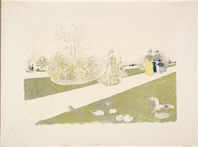 A Tuileriák kertje alkotó: Édouard Jean Vuillard