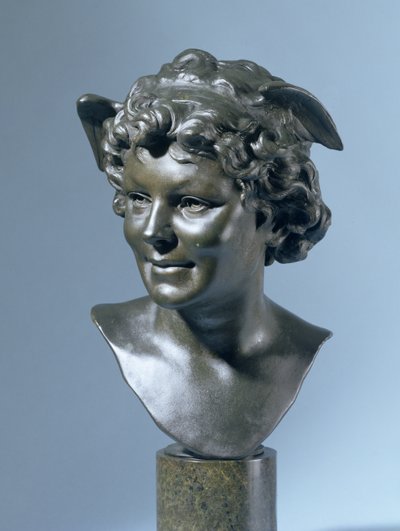 Mercury feje (bronz) alkotó: Edouard Lanteri