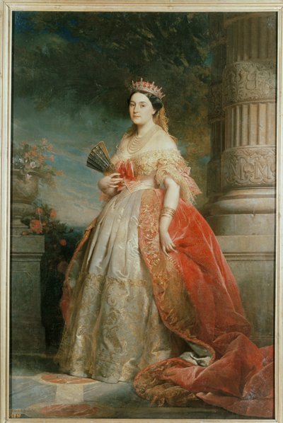 Mathilde hercegnő, Napóleon lánya ... (festmény, vászon) alkotó: Edouard Louis Dubufe