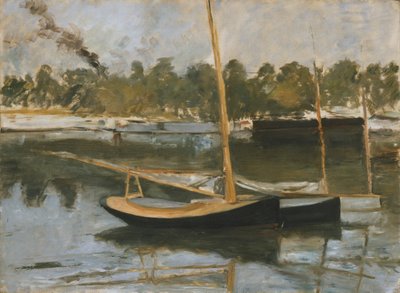 „Argenteuil”, csónaktanulmány, 1874 alkotó: Édouard Manet