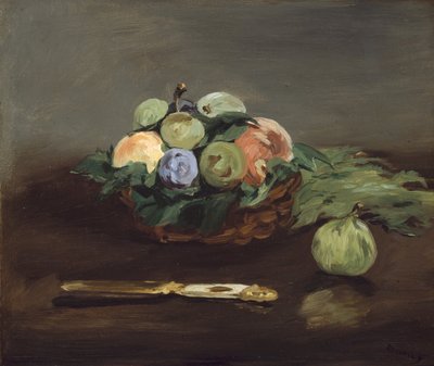 Gyümölcskosár alkotó: Édouard Manet