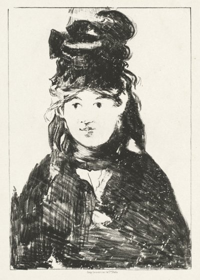 Berthe Morisot, 1872. alkotó: Édouard Manet