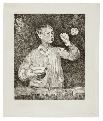Fiú Szappanbuborékot fúj alkotó: Édouard Manet