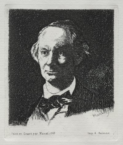 Charles Baudelaire alkotó: Édouard Manet