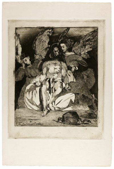 Halott Krisztus angyalokkal alkotó: Édouard Manet