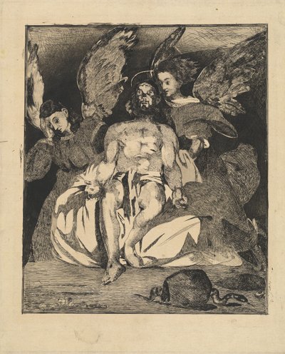 Halott Krisztus angyalokkal Christ aux anges, 18661867. alkotó: Édouard Manet