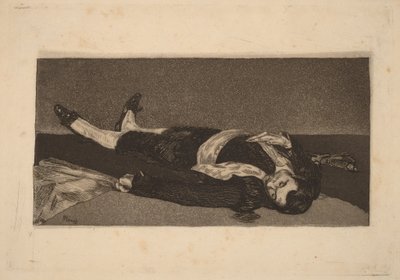 Halott torreádor alkotó: Édouard Manet