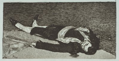 Halott Toreador, 1867-68. alkotó: Édouard Manet