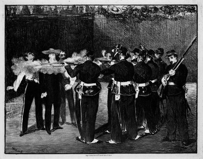 Mexikói Miksa császár kivégzése alkotó: Édouard Manet