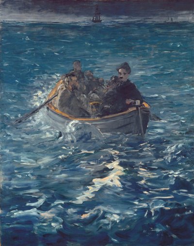 Franciául:  Rochefort menekülése alkotó: Édouard Manet