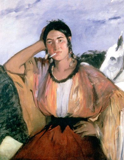 Cigány cigarettával, 1862 alkotó: Édouard Manet