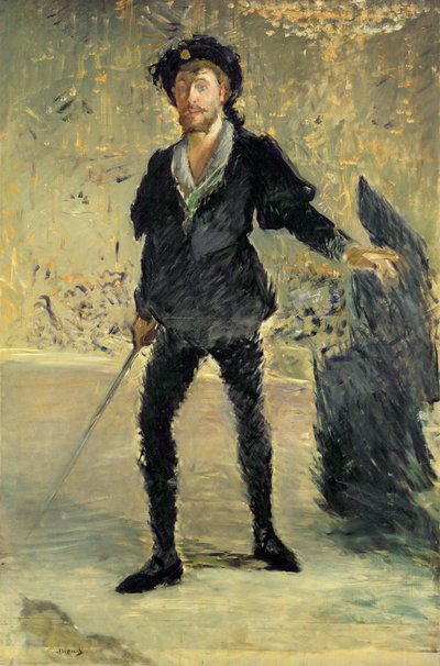 Jean Baptiste Faure (1840-1914) Ambroise Thomas (1811-86) Hamlet című operájában (Tanulmány), 1877 alkotó: Édouard Manet