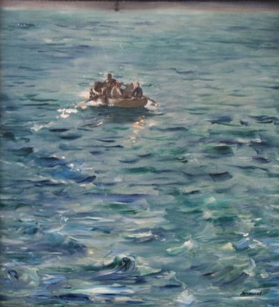Menekülés Rochefortból alkotó: Édouard Manet