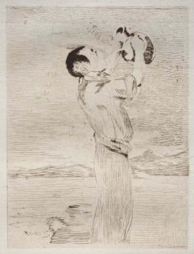 A vízivó. alkotó: Édouard Manet