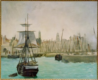 Calais kikötője alkotó: Édouard Manet