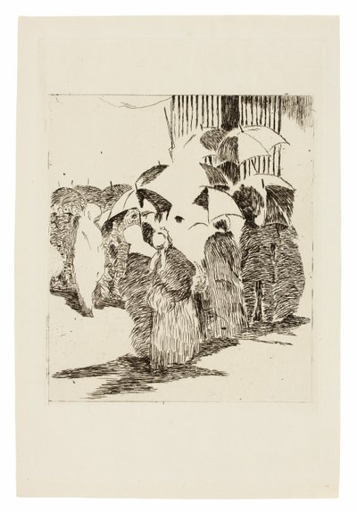 Sor a Hentesbolt előtt alkotó: Édouard Manet