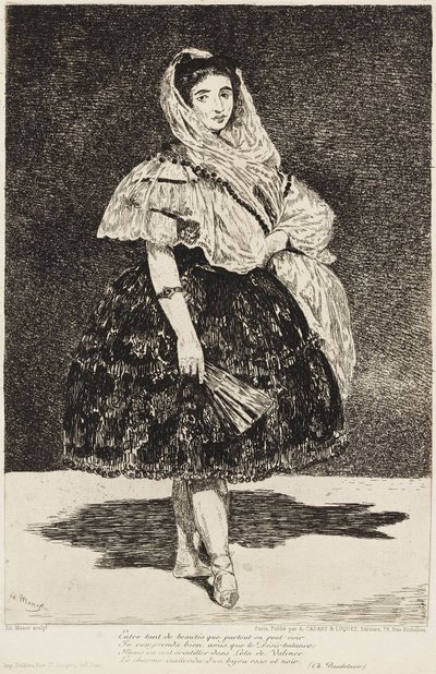 Lola de Valence alkotó: Édouard Manet