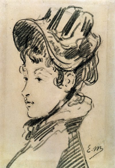Madame Jules Guillemet, 1880. alkotó: Édouard Manet