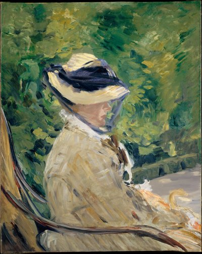 Madame Manet (Suzanne Leenhoff, 1829-1906) Bellevue-ben alkotó: Édouard Manet