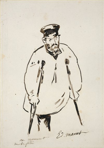 Mankós ember, 1850-1880 alkotó: Édouard Manet