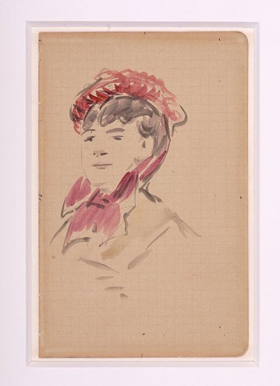 Manet - Isabelle Lemonnier portréja, 1880 körül alkotó: Édouard Manet
