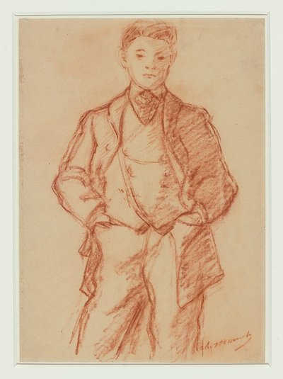 Manet - Léon Koëlla-Leenhoff portréja, 1868 körül alkotó: Édouard Manet