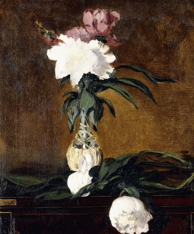 Pünkösdi rózsa üvegben, 1864 alkotó: Édouard Manet