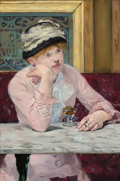 Szilvapálinka, c. 1877. alkotó: Édouard Manet