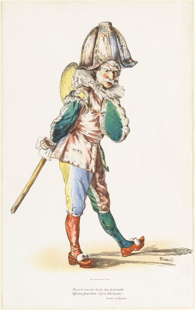 Polichinelle alkotó: Édouard Manet