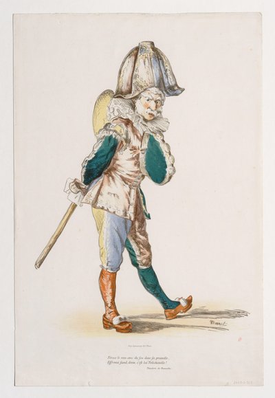Polichinelle alkotó: Édouard Manet