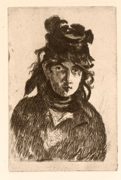 Berthe Morisot portréja alkotó: Édouard Manet