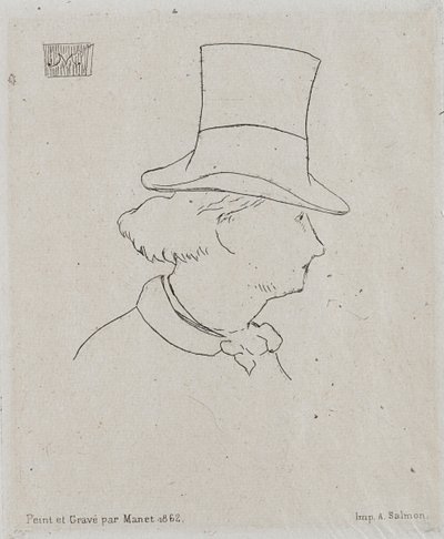 Charles Baudelaire portréja 1821-1867. alkotó: Édouard Manet