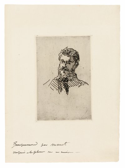 Felix Bracquemond portréja alkotó: Édouard Manet