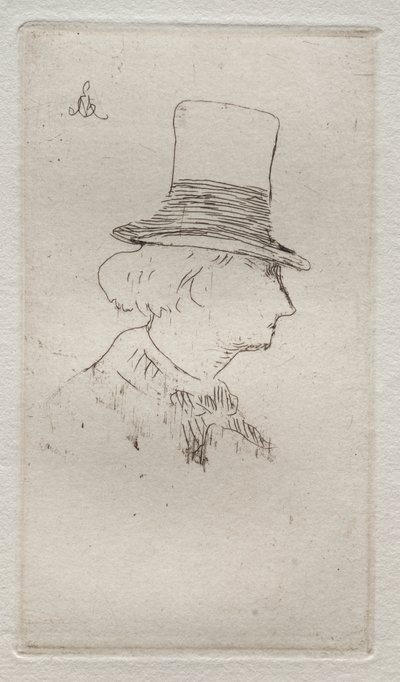 Charles Baudelaire profilportréja alkotó: Édouard Manet
