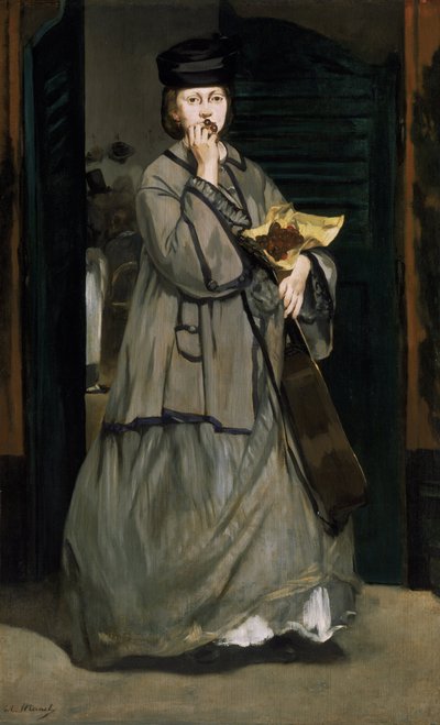 Utcai énekesnő alkotó: Édouard Manet