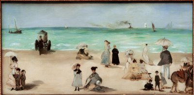 Boulognesur-Mer tengerpartján alkotó: Édouard Manet