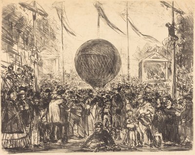 A léggömb, 1862. alkotó: Édouard Manet