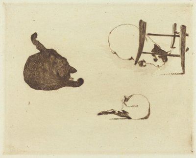 The Cats Les chats, 1869. alkotó: Édouard Manet