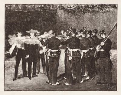 Miksa császár kivégzése alkotó: Édouard Manet