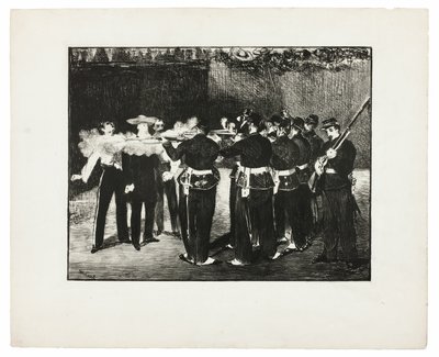 Maximilian kivégzése alkotó: Édouard Manet