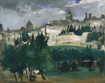 A temetés, kb. 1867. alkotó: Édouard Manet