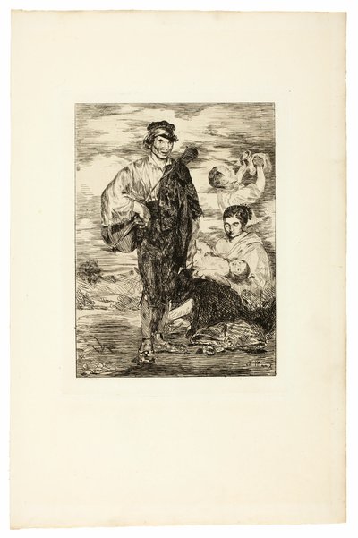 A cigányok alkotó: Édouard Manet