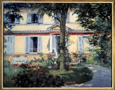 A Rueil háza Edouard Manet festménye (1832-1883) 1882 Berlin, Staatliche Múzeum alkotó: Édouard Manet
