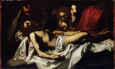 Krisztus sírba helyezése alkotó: Édouard Manet