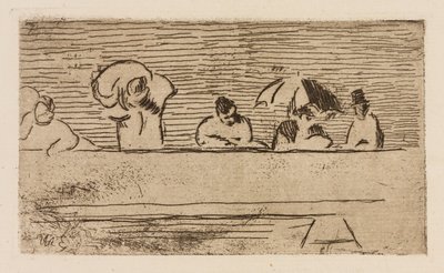 A híd párkánya, 5. tábla a Le Fleuve-ból alkotó: Édouard Manet